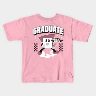 Class of 2024 Graduation 2024 // Retro Style Design Kids T-Shirt